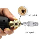 Turbo tryska na tlakový čistič 1/4" rychlospojka rotační kovová vysokotlaká otočná tryska na wapku 1ks 3