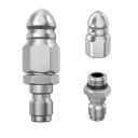 Turbo tryska na tlakový čistič 1/4" rychlospojka rotační kovová vysokotlaká otočná tryska na wapku 1ks 4