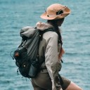 Turistický batoh 25 + 10 l Ultralehký s bederním pásem a síťovanými kapsami 53 x 28 x 8 cm Šedo-černá Unisex Na turistiku a horolezectví 3