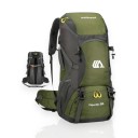 Turistický batoh 50 l 30 x 15 x 62 cm Vodotěsný nylon Prodyšná záda a bederní pás Unisex Na trekking horolezectví cestování a lyžování 1