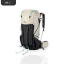 Turistický batoh 60 l s vestavěnou pláštěnkou Velikost L 28 x 21 x (65 + 37) cm Polyamid s polyethylenovými vlákny Na expedice a kempink 1