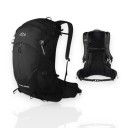 Turistický batoh s vestavěnou pláštěnkou 34 x 16 x 61 cm Odvětrávaná záda a bederní pás Lehký a voděodolný Unisex Na turistiku a kempink 2