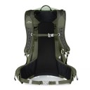 Turistický batoh s vestavěnou pláštěnkou 34 x 16 x 61 cm Odvětrávaná záda a bederní pás Lehký a voděodolný Unisex Na turistiku a kempink 7