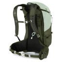 Turistický batoh s vestavěnou pláštěnkou 34 x 16 x 61 cm Odvětrávaná záda a bederní pás Lehký a voděodolný Unisex Na turistiku a kempink 8