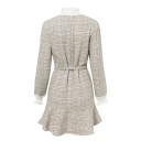 Turtleneck Checked Dress 3