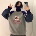 Turtleneck supradimensionat pentru femei 6