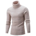 Turtleneck tröja för män F169 5