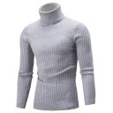 Turtleneck tröja för män F169 6