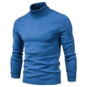 Turtleneck tröja för män F171 6