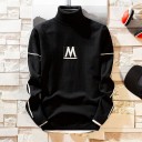 Turtleneck tröja för män F179 1