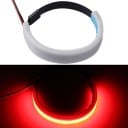 Turvallinen LED-valo moottoripyörään Valaiseva nauha parempaa näkyvyyttä varten tiellä Virransyöttö 12 V DC Valon pituus 13,3 cm Mitat 25 x 2