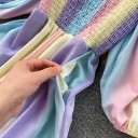 Tuta a righe da donna B868 4