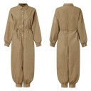 Tuta camicia da donna con maniche lunghe 3