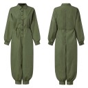 Tuta camicia da donna con maniche lunghe 5