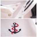Tutina da marinaio per neonati - Bianca 6