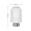 Tuya Smart ZigBee -termostaattinen patteriventtiili 2,4 GHz:n sovellusohjaustuki Alexa Google Home -aikataulutus viikoittainen tila 6