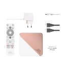 TV boks 4K Plus Android TV14 Amlogic S905X4 4GB DDR4 32GB eMMC Wifi6 BT5.0 Dolby Vision Atmos Netflix 4K Prime Video Chromecast 2