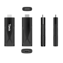 TV Stick Android 10.0, 2 GB de RAM, 16 GB de almacenamiento, 4K, WiFi dual, 2,4 G, tipo C, compatible con HDMI, minidecodificador, MPEG, WMV, dispositivo de transmisión compacto. 5