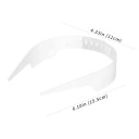 Tvaratore per colletto 15,5 x 11 cm Inserto fisso anti-arrotolamento per camicie e t-shirt Set per mantenere la forma del colletto Abbigliamento senza pieghe 2