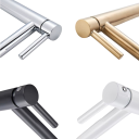 Tvättställsblandare 30,5 x 15 cm Badrumsblandare för varmt och kallt vatten Elegant modern blandare med spakreglering för hemmet 7