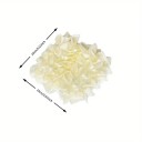 Tvättsvamp för kroppen 14 cm nätad luffa med ficka för tvål nylon badsvamp krämfärgad för duschning och hudvård 2