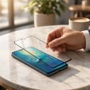 Tvrdené sklo pre Samsung Galaxy S25 Sada 3 ks Ochranné sklo na displej Proti poškrábaniu Priehľadné s čiernym rámčekom Na mobil 5