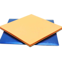 Twee-laags pingpongbat hoes met een plakkerige rubberen laag en een oranje spons met hoge dichtheid voor nauwkeurige controle en spin 2
