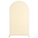 Tweedelige elastische hoes voor trouwboog 120x50 cm spandex achtergrond voor decoratie van ballonnenstandaards voor bruiloften 6