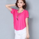Tweekleurige blouse voor dames 7