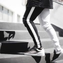 Tweekleurige broek voor heren 1