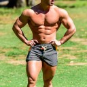 Tweekleurige shorts voor heren 5