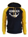 Tweekleurige sweatshirt voor heren F106 2