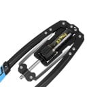 Twist Arm Exerciser for Chest and Arms with Rotating Resistance Adjustment 10–200 kg, Folding Metal Construction 42 cm, Blue, Home Workout 3
