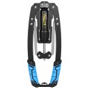 Twist arm exerciser na hrudník a paže s otočnou regulací odporu 10–200 kg, skládací kovová konstrukce 42 cm, modrá, domácí posilování 1