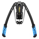 Twist arm exerciser na hrudník a paže s otočnou regulací odporu 10–200 kg, skládací kovová konstrukce 42 cm, modrá, domácí posilování 2