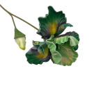 Two-Headed Artificial Decorative Flower on Stem 46x15 cm Plastic Realistic Flower Design for Arranging in a Vase and Interior Decoration 2
