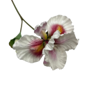 Two-Headed Artificial Decorative Flower on Stem 46x15 cm Plastic Realistic Flower Design for Arranging in a Vase and Interior Decoration 7