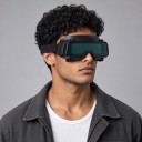 TX-R00 True Color Samostmívací hegesztőszemüveg 9 x 3,4 cm DIN9-től DIN13-ig Napenergia Fekete Hegesztéshez 5