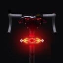 Tylne światło rowerowe LED 9,4 x 3,25 x 2,6 cm Zdalnie sterowany kierunkowskaz z ładowaniem przez USB 900 mAh Bezprzewodowe sterowanie 5 trybów 5