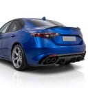 Tylny spoiler skrzydło na pokrywę bagażnika z montażem klejącym bez wiercenia 126 cm z trwałego plastiku ABS dla Alfa Romeo Giulia Sedan 5