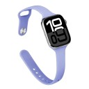 Tynd silikone rem til Apple Watch S10 42 mm og 38 mm 40 mm 41 mm Let, åndbar, blød reserve rem kompatibel med flere modeller til sport 8