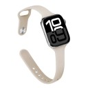 Tynd silikone rem til Apple Watch S10 42 mm og 38 mm 40 mm 41 mm Let, åndbar, blød reserve rem kompatibel med flere modeller til sport og daglig brug 9
