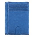 Tyndt rejseetui til dokumenter i øko-læder Med lommer til kort Gennemsigtigt vindue til ID-kort Udsnit til at trække kortet ud 11,5 x 8 x 0,5 cm 15