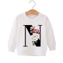 Tyttöjen collegepaita kirjaimella 15