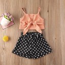 Tyttöjen hihaton paita ja shortsit L1127 4