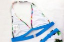 Tyttöjen kukkakuvioinen bikini rusetilla J1268 8