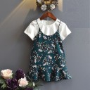 Tyttöjen mekko ja t-paita N100 4