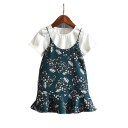 Tyttöjen mekko ja t-paita N100 1