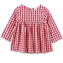 Tyttöjen ruudullinen mekko N126 2