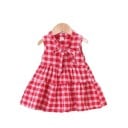Tyttöjen ruudullinen mekko N366 1